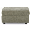 Harlow Ottoman - Pewter