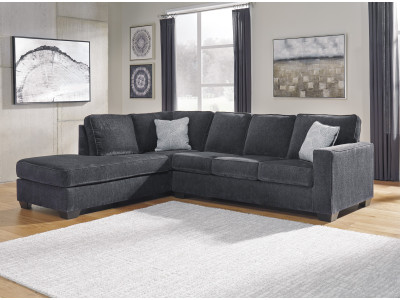 Bendigo LHF Chaise With 3 Seater - Slate