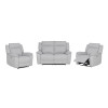 Kingston 2 Seater + 2 Electric Recliners Lounge Suite